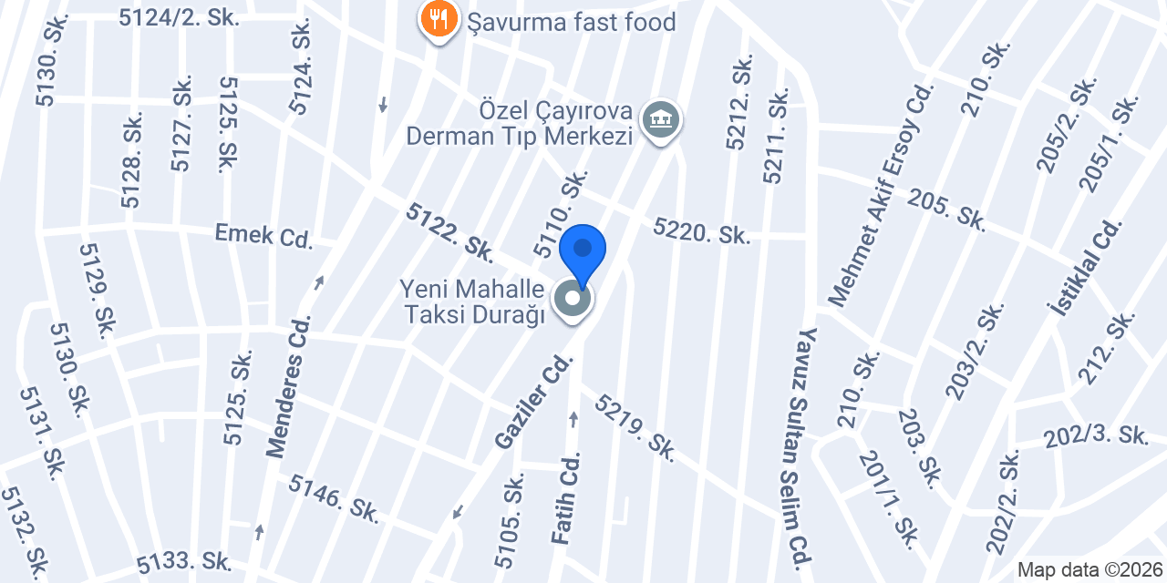 Eczane Çağla konumu