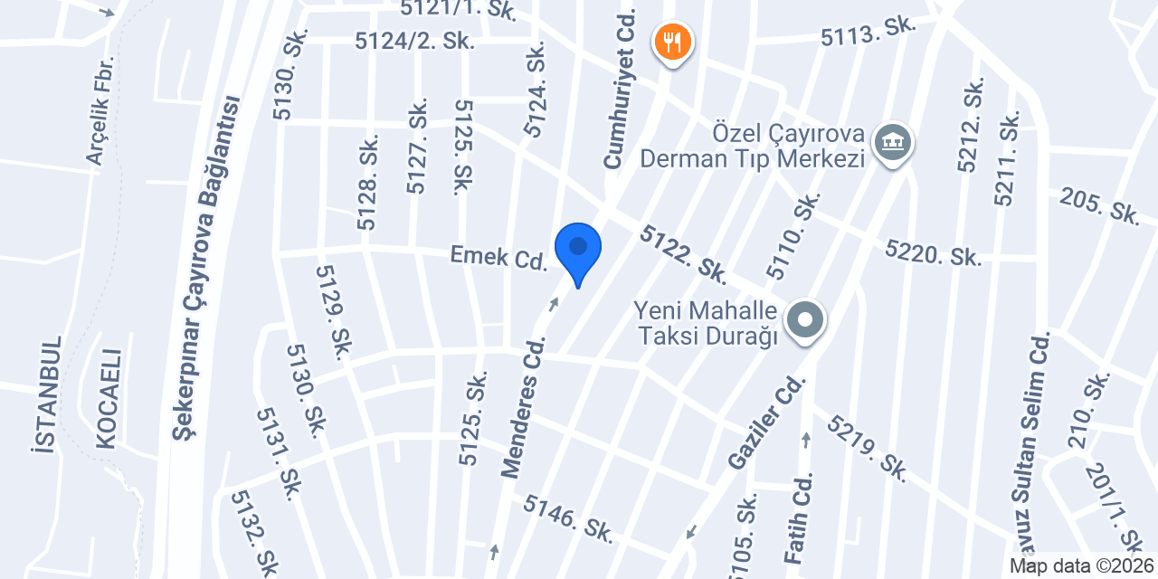 MENDERES AVM konumu