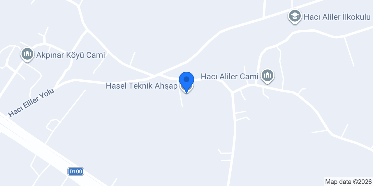 Hasel Teknik Ahşap konumu