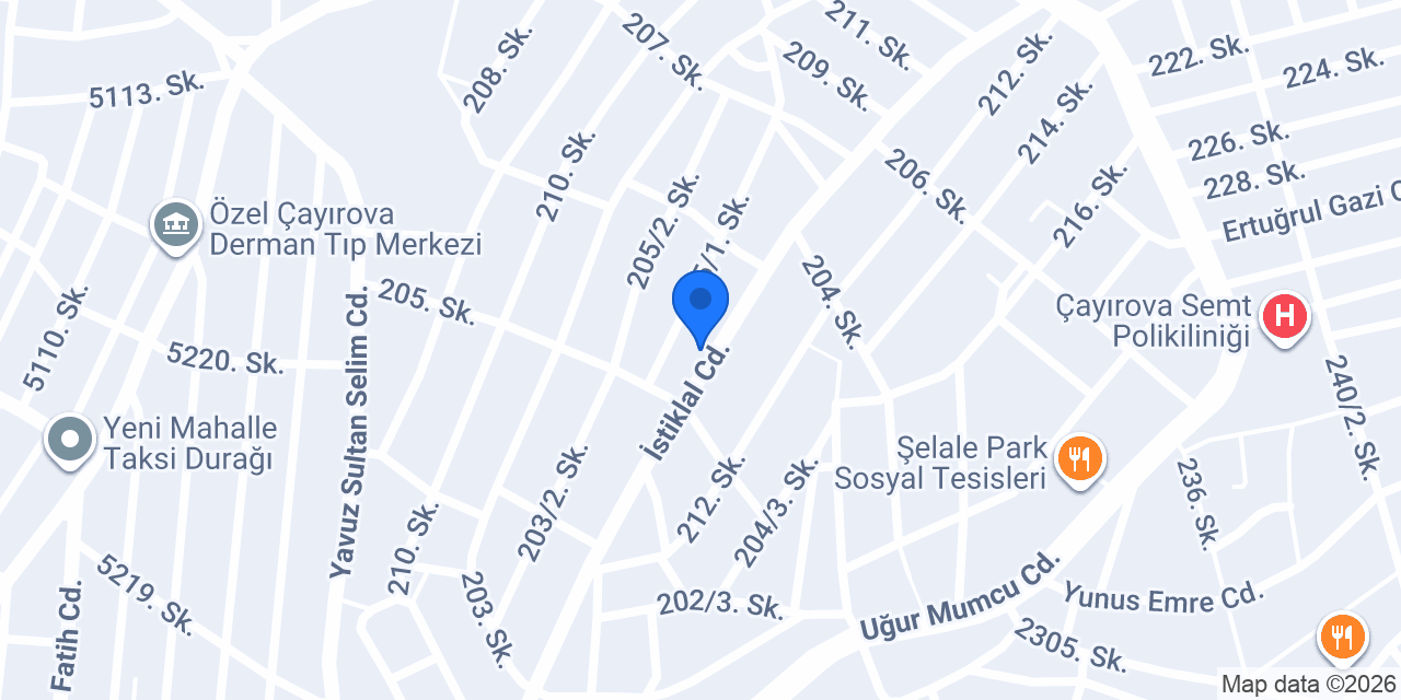Galeri Ünal konumu