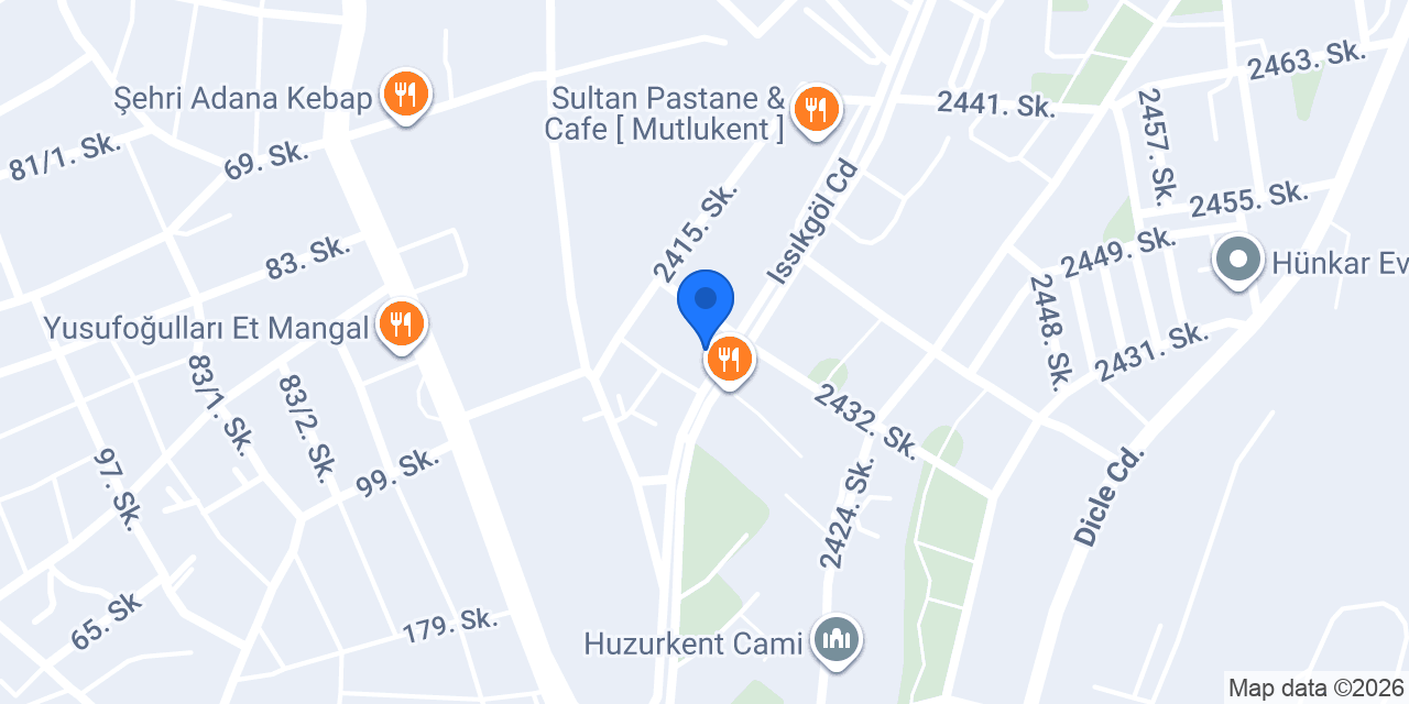 Mutlukent Su Eczanesi konumu