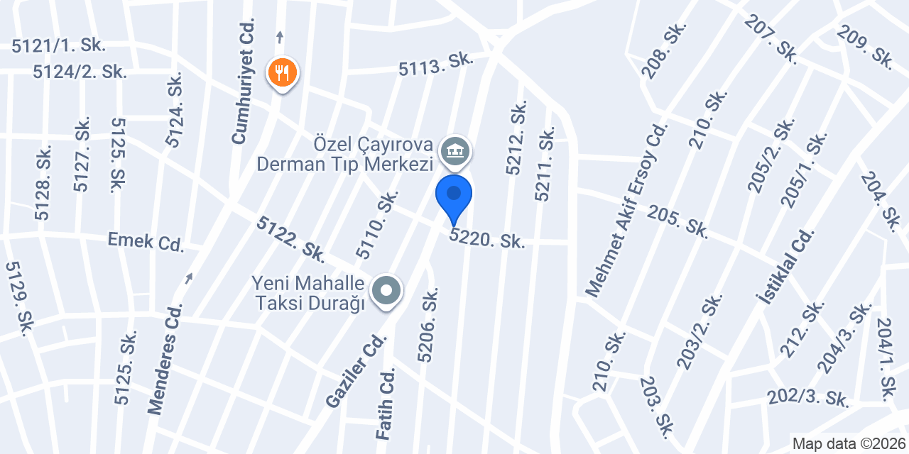 ÇAYIROVA ELEKTRİK konumu