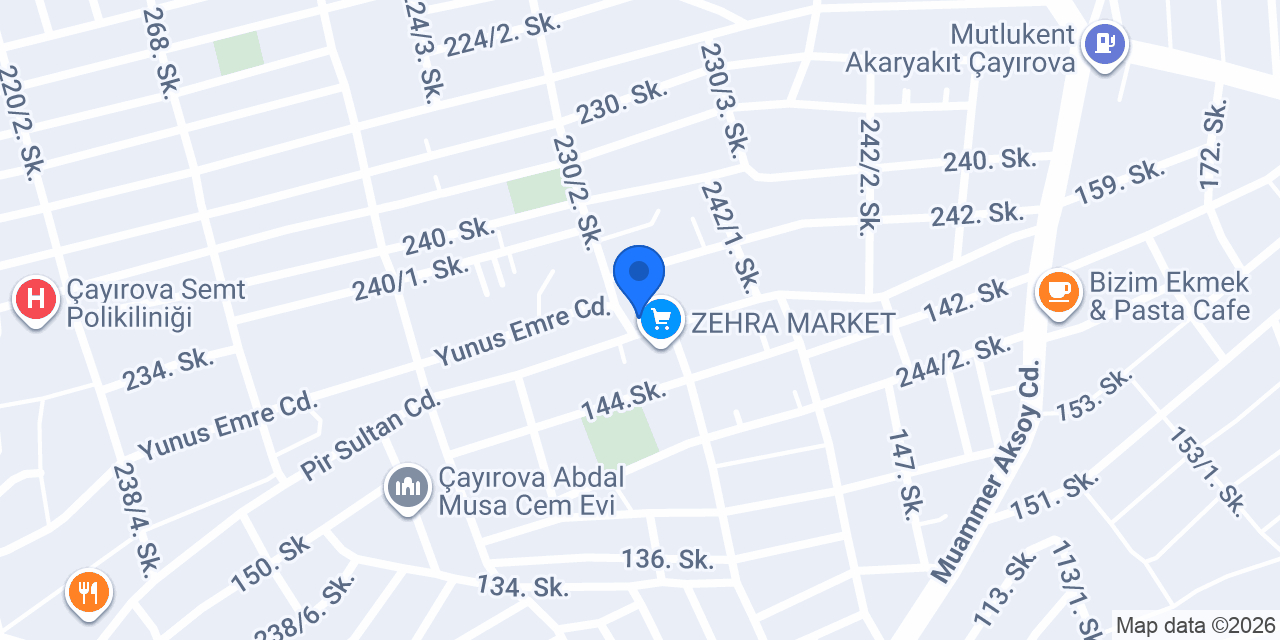 Ulu Çınar Eğitim Kurs Merkezi konumu