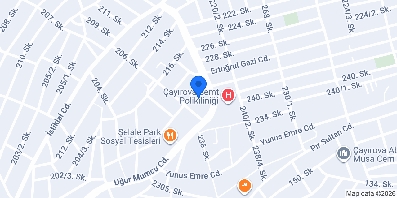 Ceren Otomotiv konumu