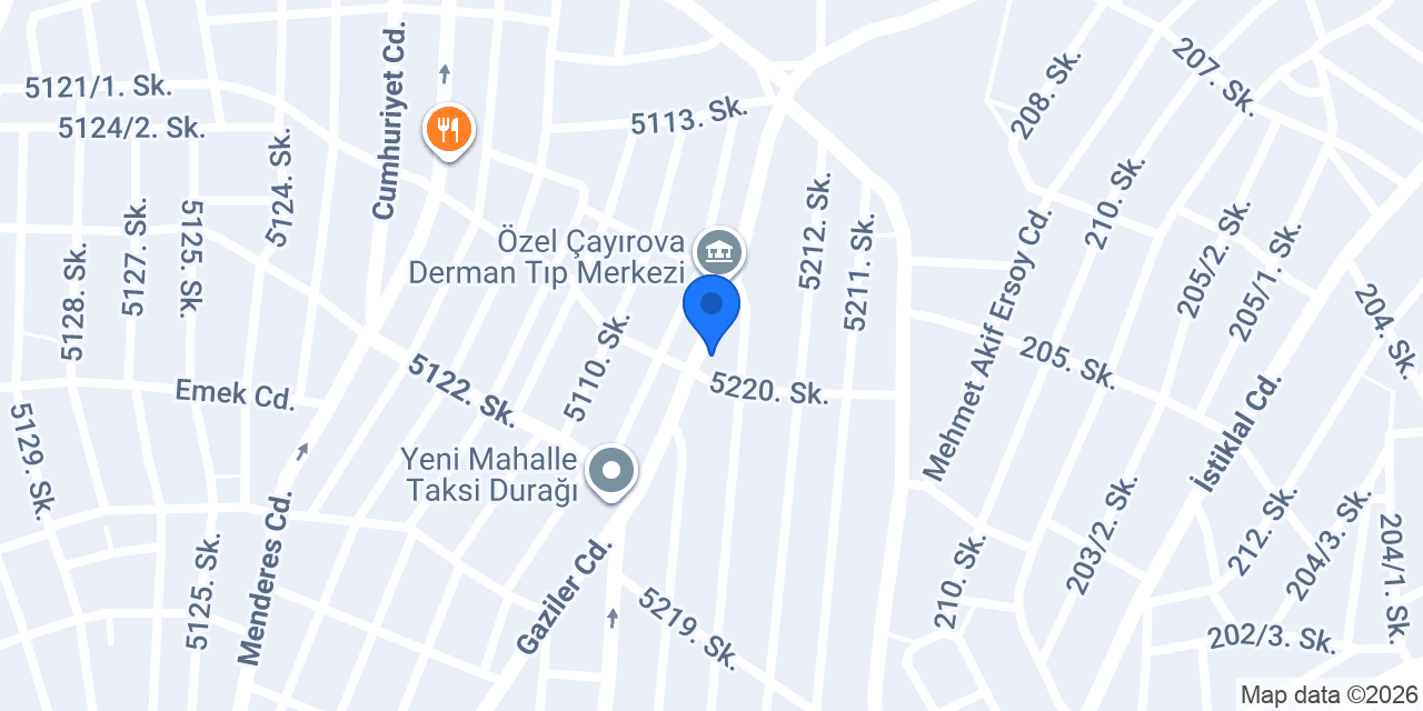 çayırova araç kiralama konumu