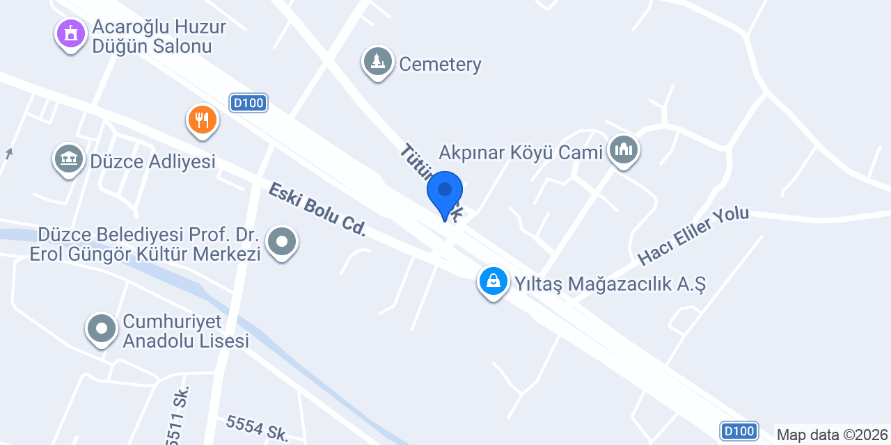 Özgen Vinç konumu