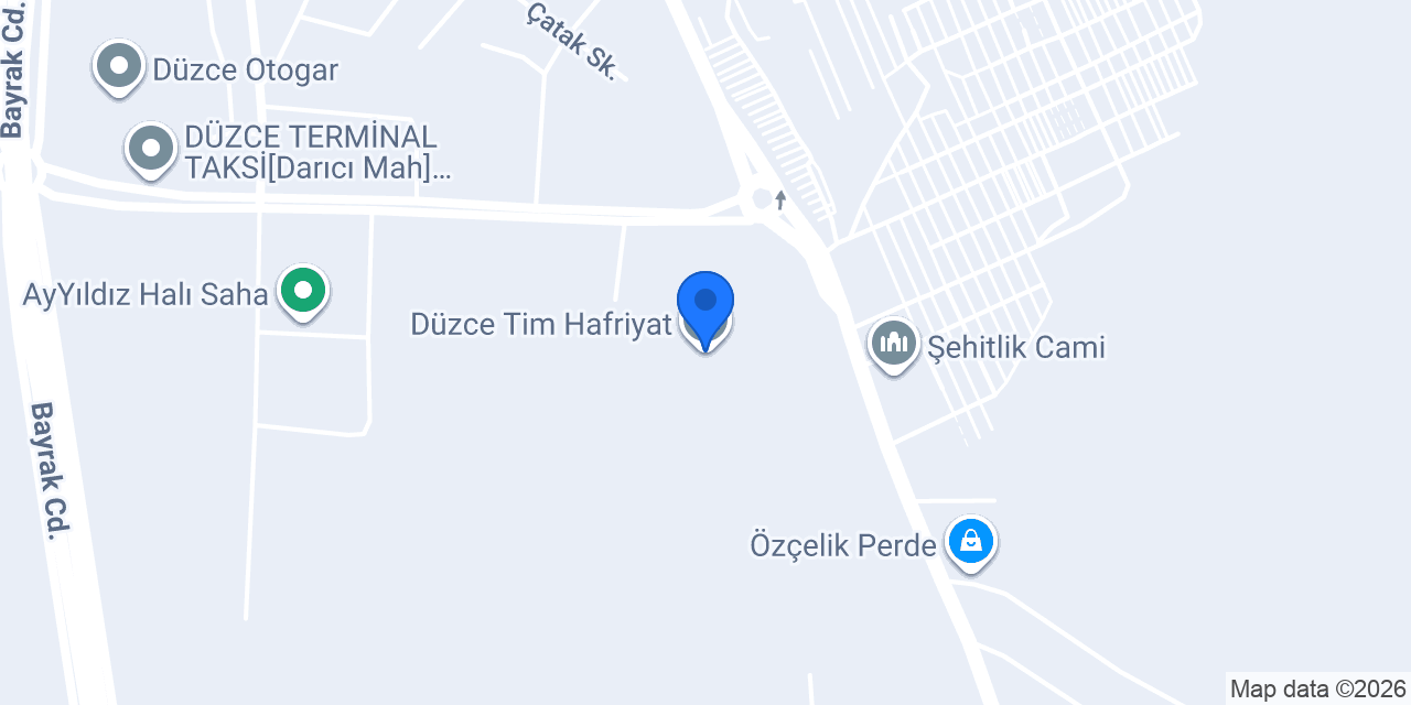 Düzce Tim Hafriyat konumu