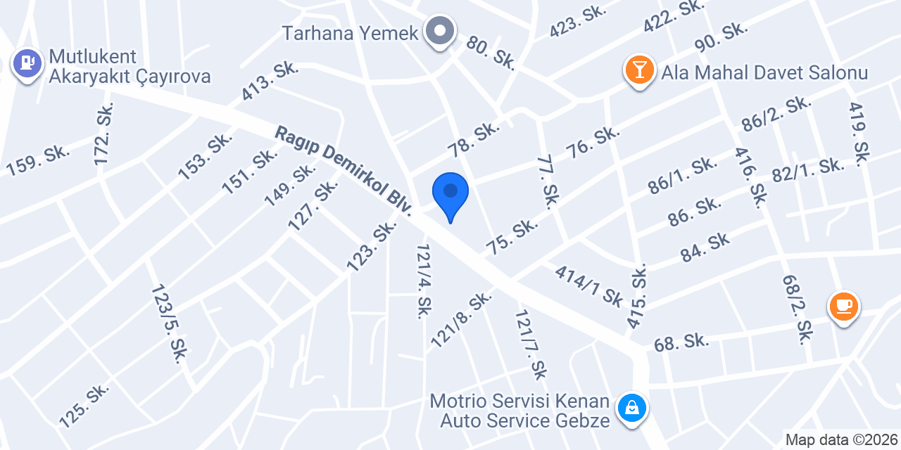 Maraş dondurma konumu