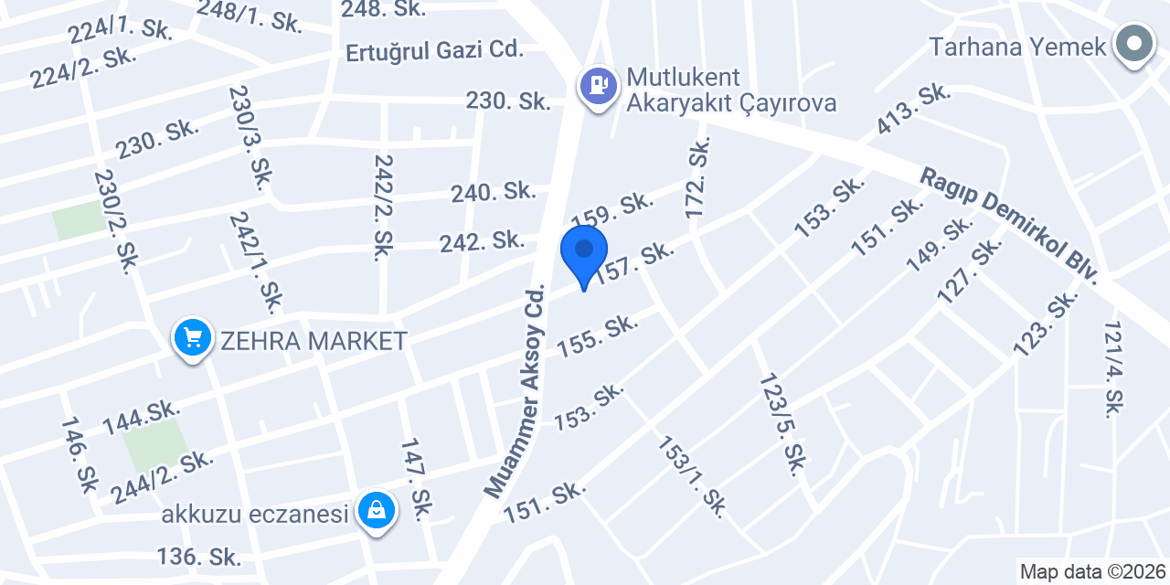 Salihoğulları özel servis konumu