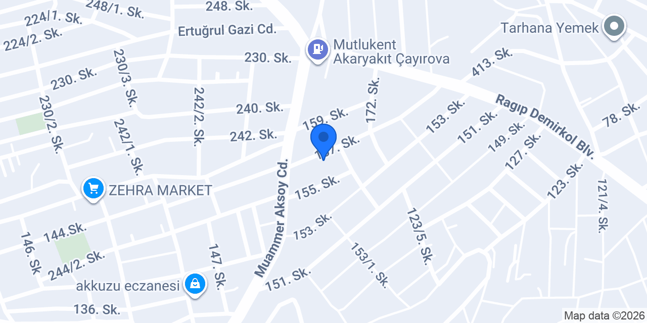 Zey İlaçlama konumu