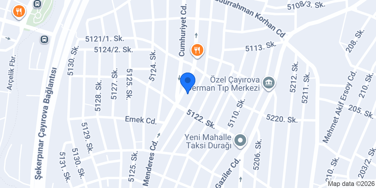 Tunç Pide ve Güveç konumu