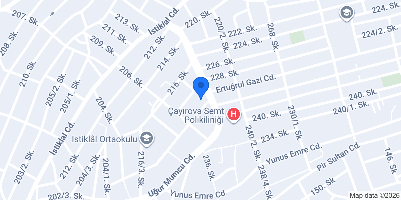 Kuaför Engin Çayırova konumu