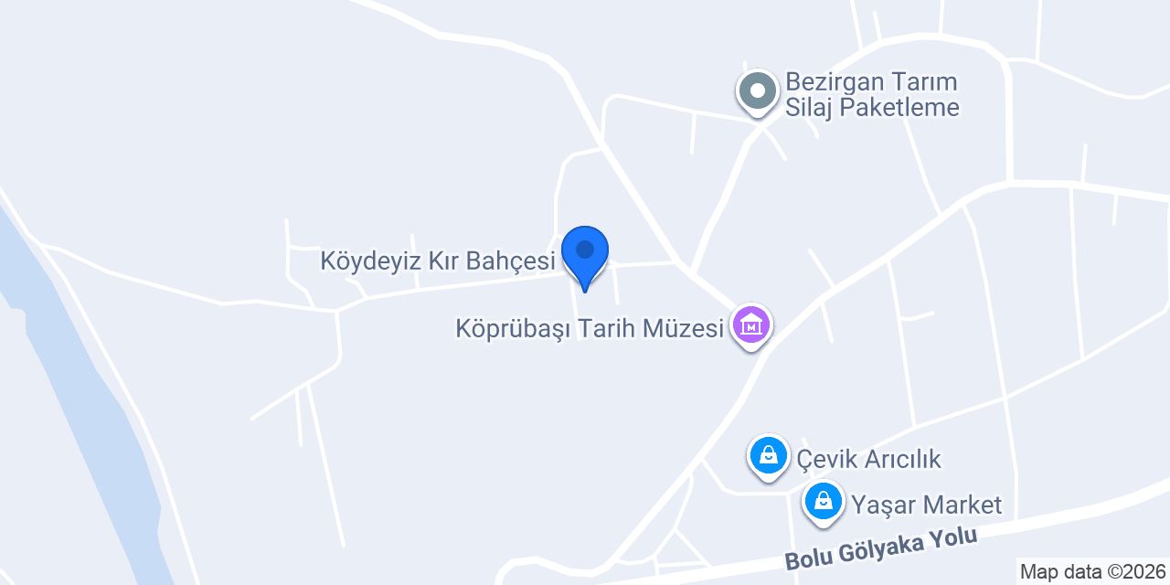Köydeyiz Kır Bahçesi konumu