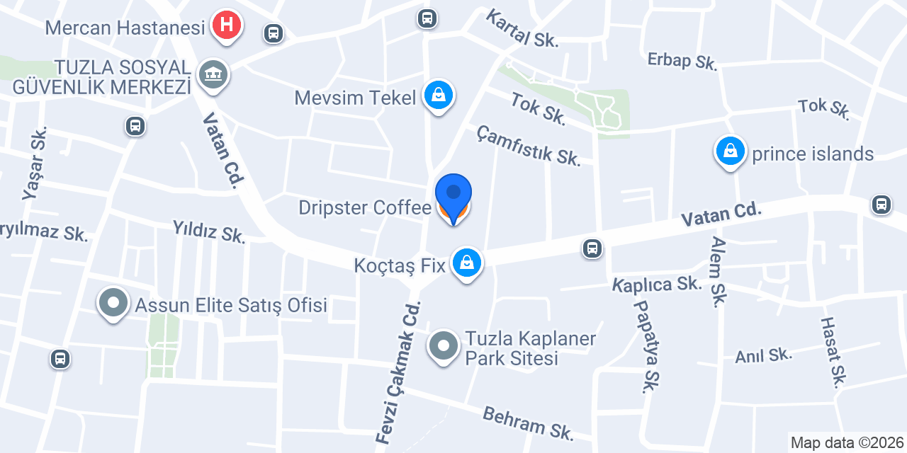 Dripster Coffee konumu