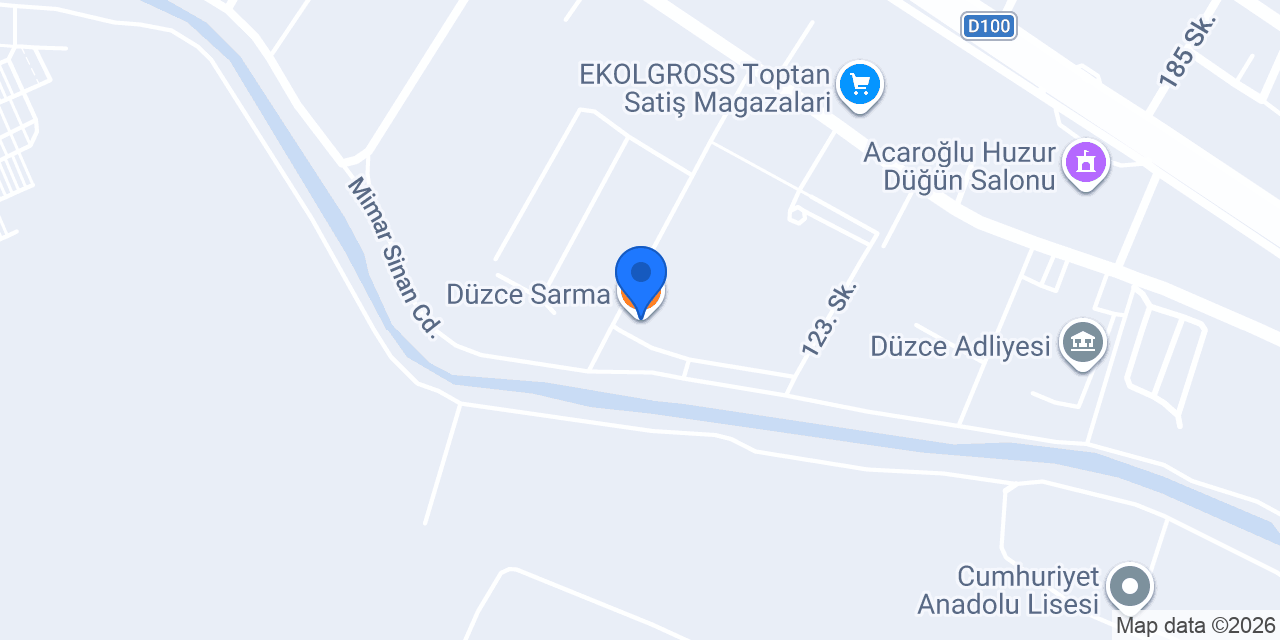 Düzce Sarma konumu