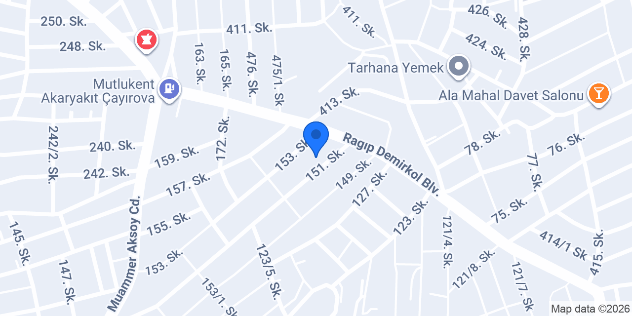 Tarakcı Mermer konumu