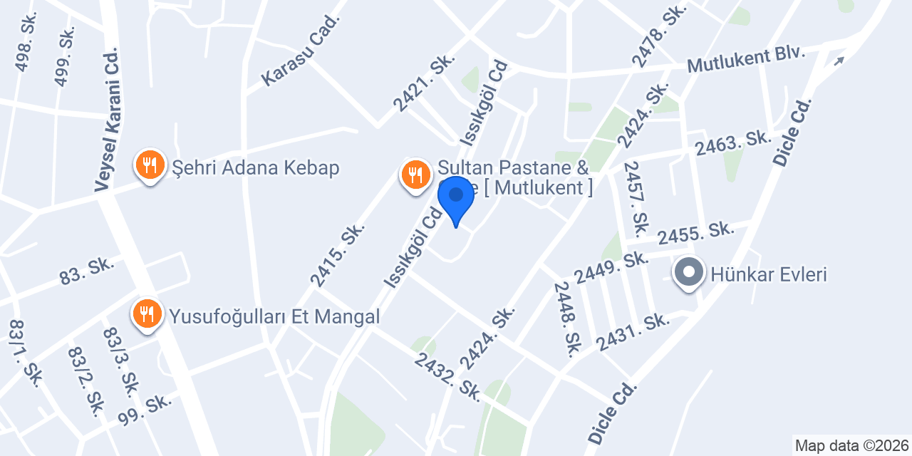 Hacıoğlu Et Kebap Evi konumu