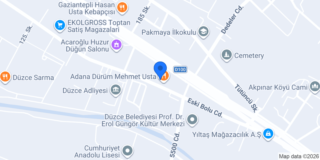 Bulvar pide Musa'nın Yeri konumu