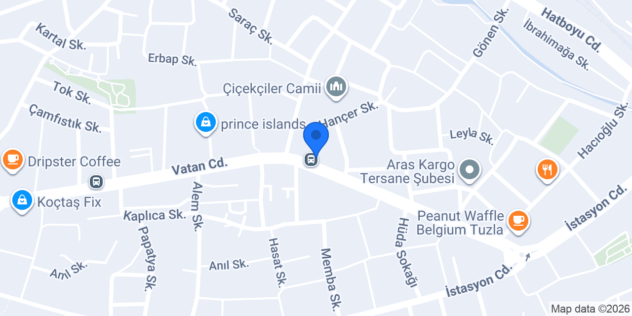 Pırlanta Et - Kasap konumu