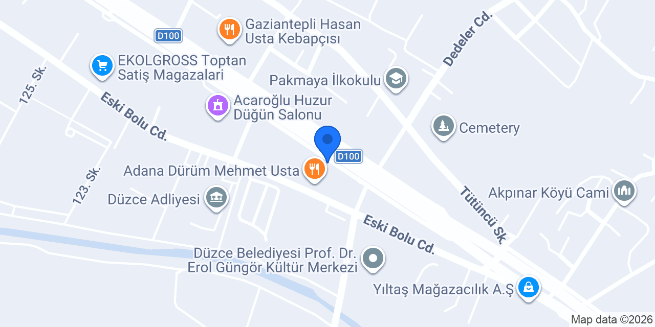 Sedef mermer konumu