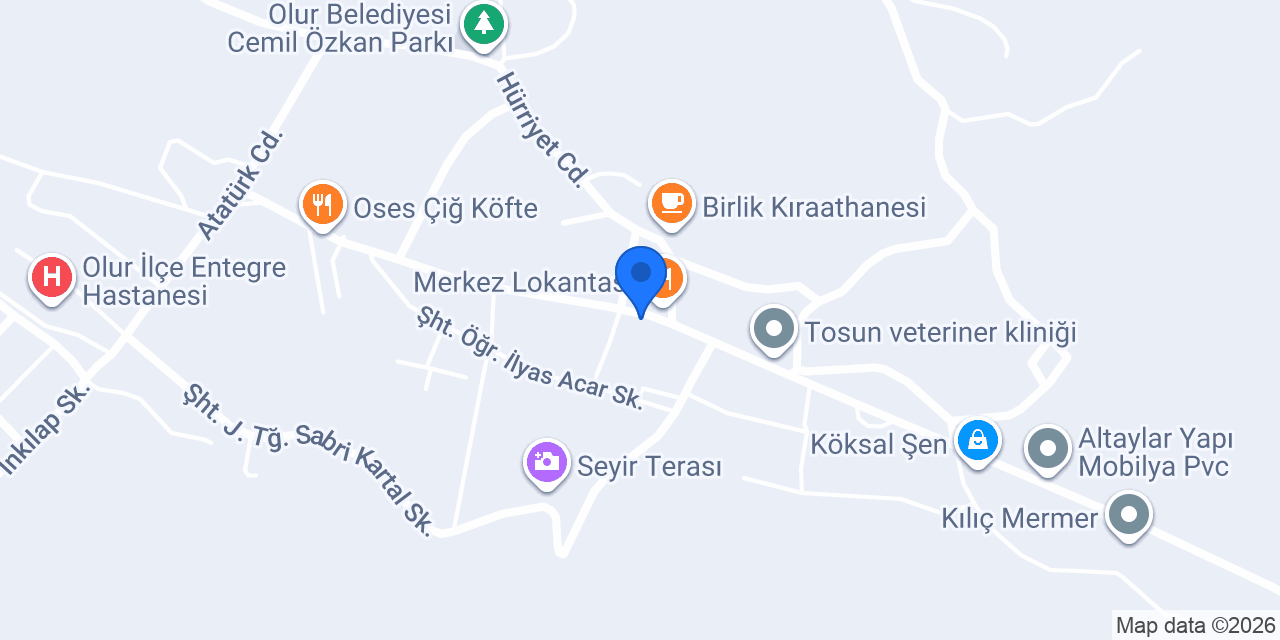 Olur Esadaş Şubesi konumu