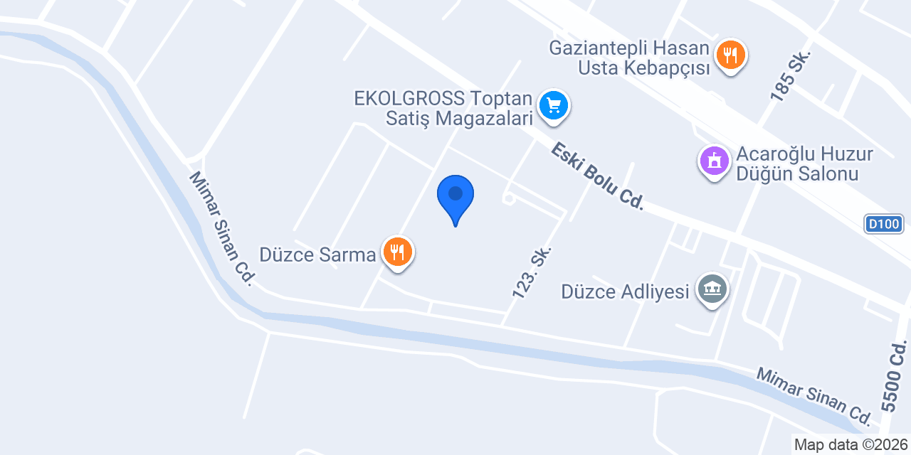 Danışmaz Gıda konumu