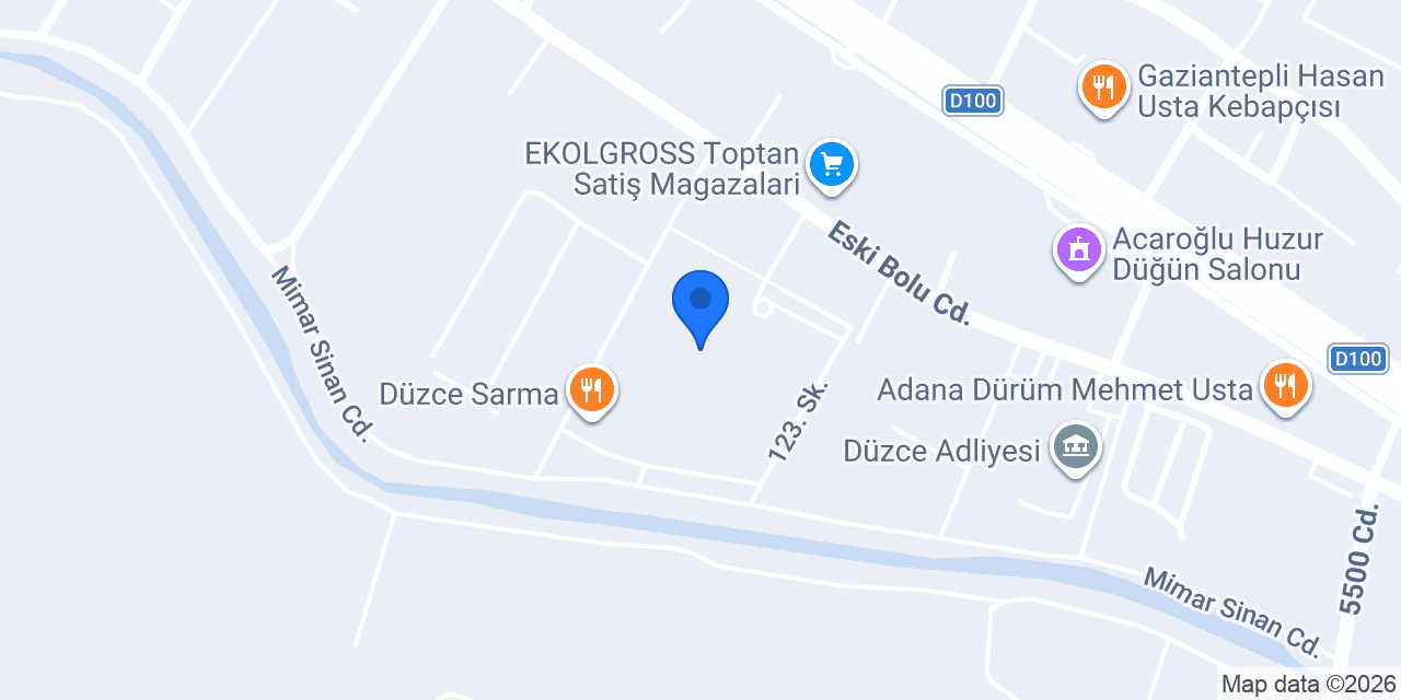 Şimşek Büfe & Cafeterya konumu