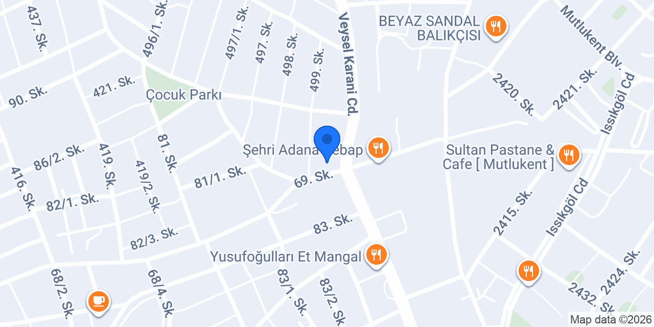 Meşhur Tokat Çamlıbel Pide konumu