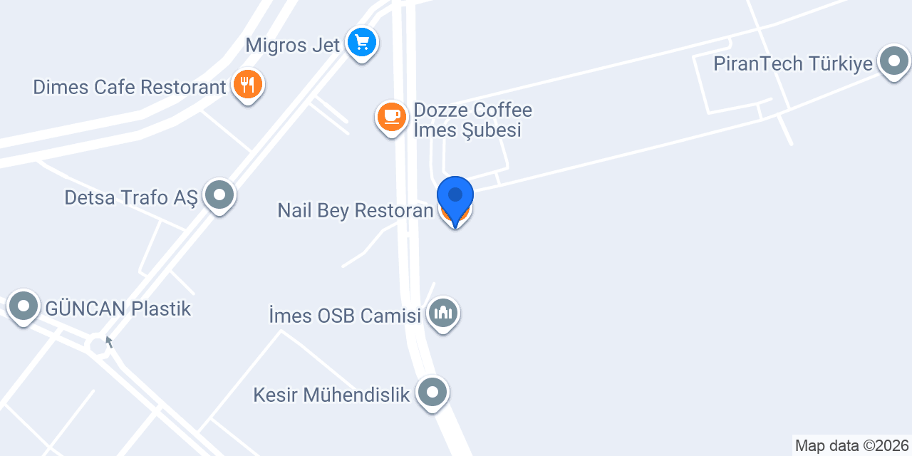 Nail Bey Restoran konumu