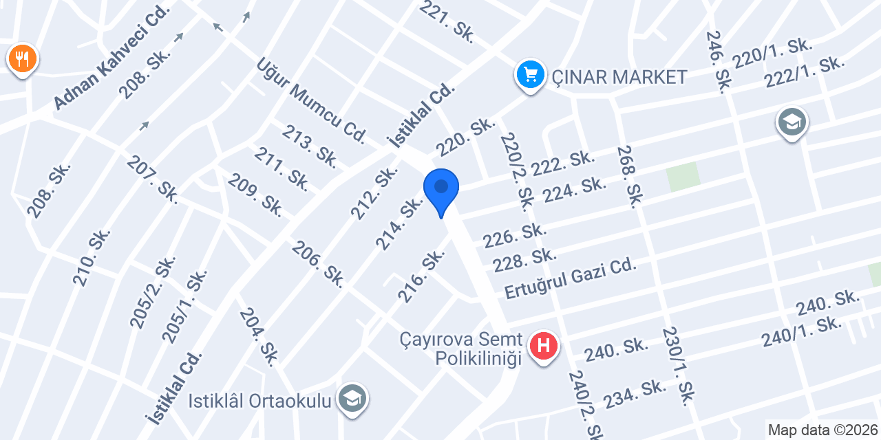 Kuaför Adnan Çayırova konumu
