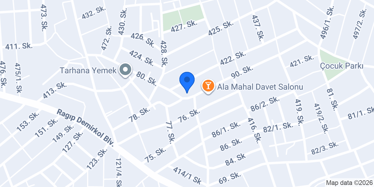 Baktaş Yapı Mimarlık konumu