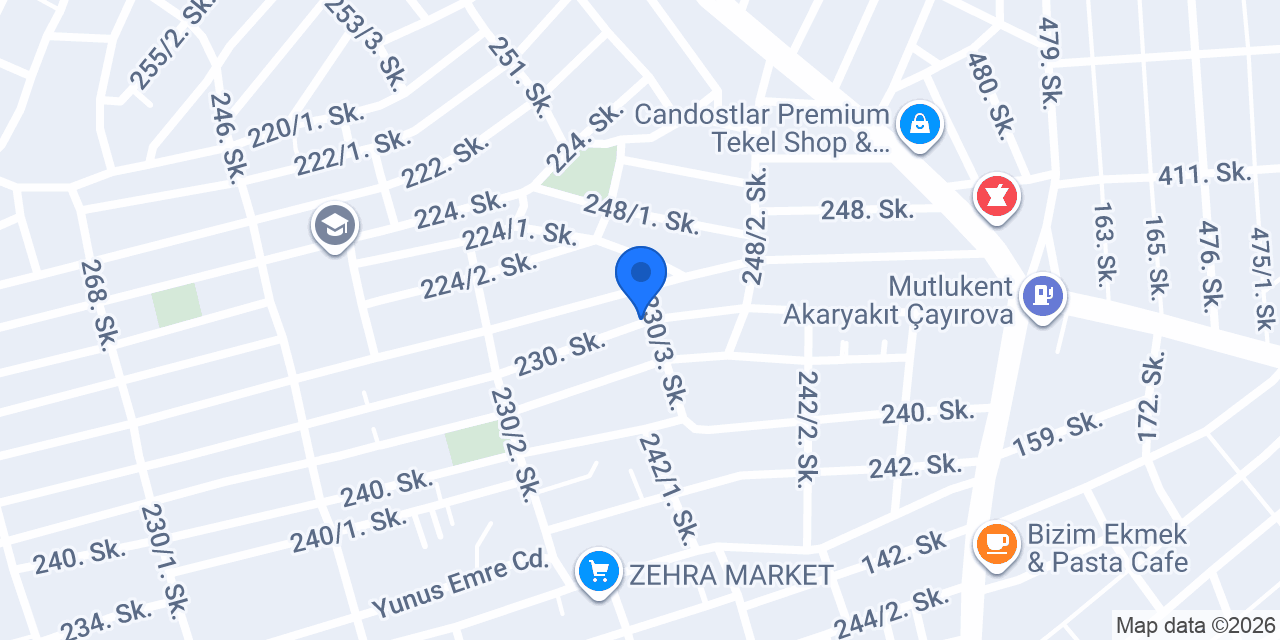 Paşaoğulları Turizm konumu