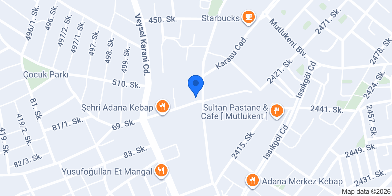 Greenwich Coffee Mutlukent konumu
