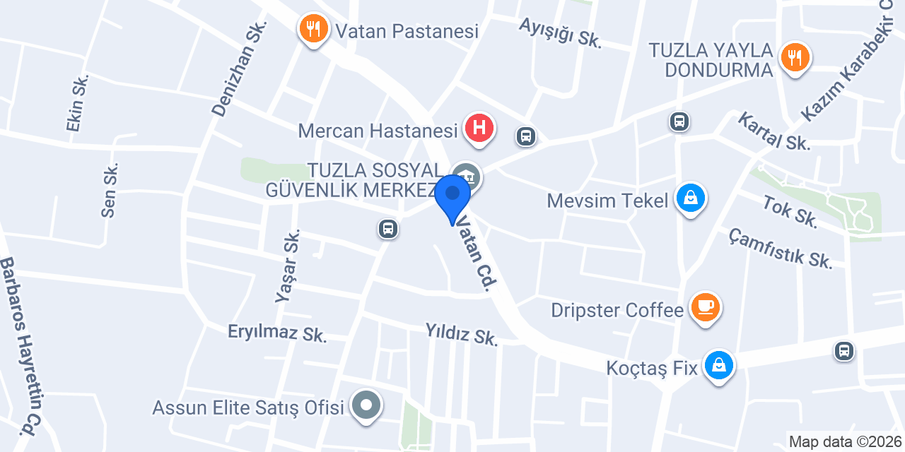 Vizyon Tekel konumu