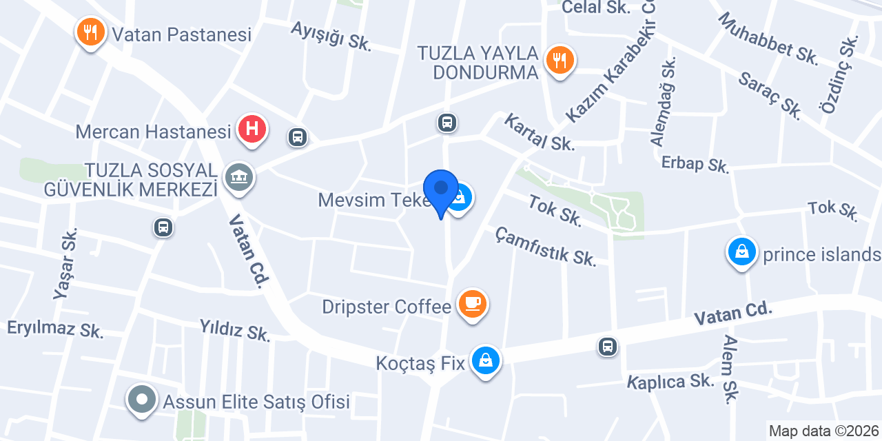 Tuzla Uğur Kurs konumu