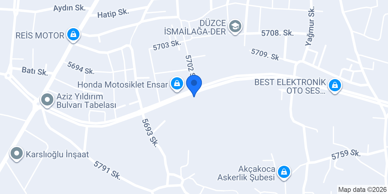 Düzce Doğalgaz konumu