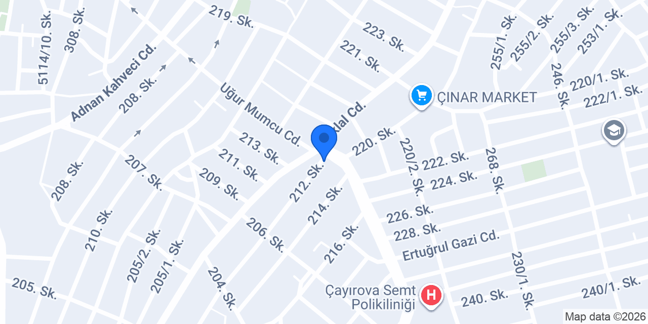 Abdullahogullari Yapi Malzemeleri Ve Hirdavat konumu