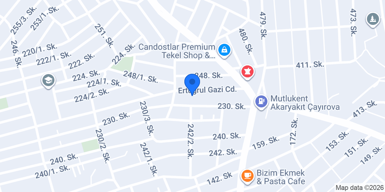 ÖZÇETİNKAYA TURİZM konumu