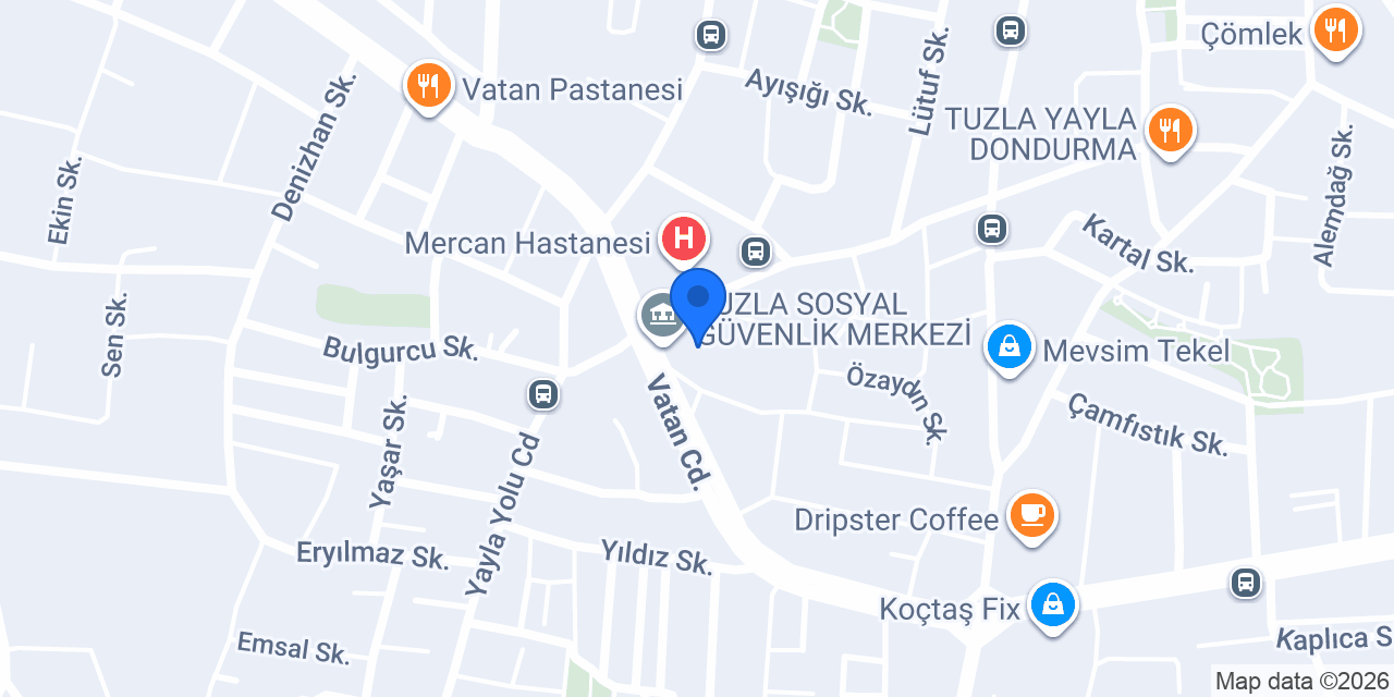 TUZLA ÇİÇEK konumu