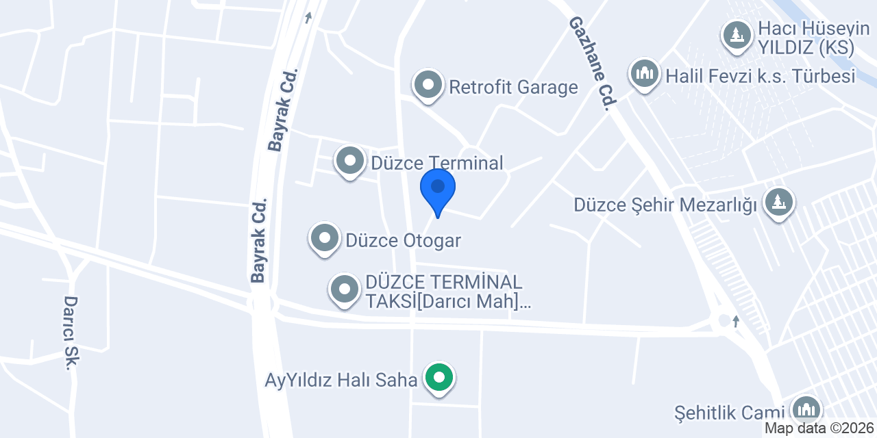 DÜZCE ATAK TAŞIMACILIK konumu