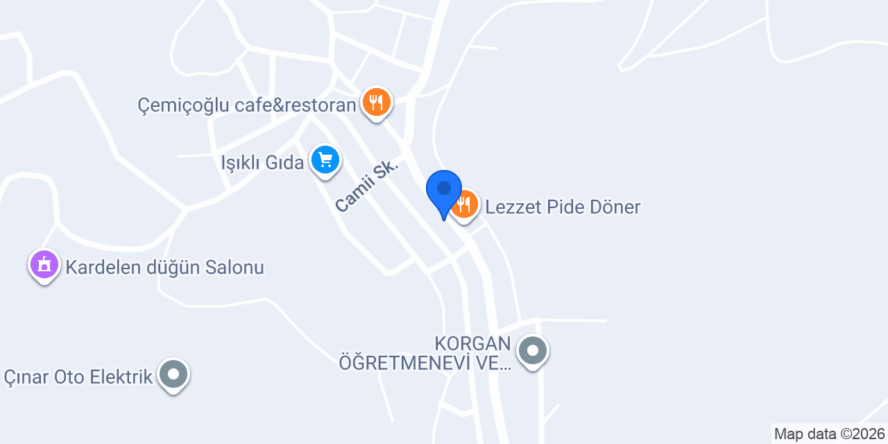 Korgantaksi konumu