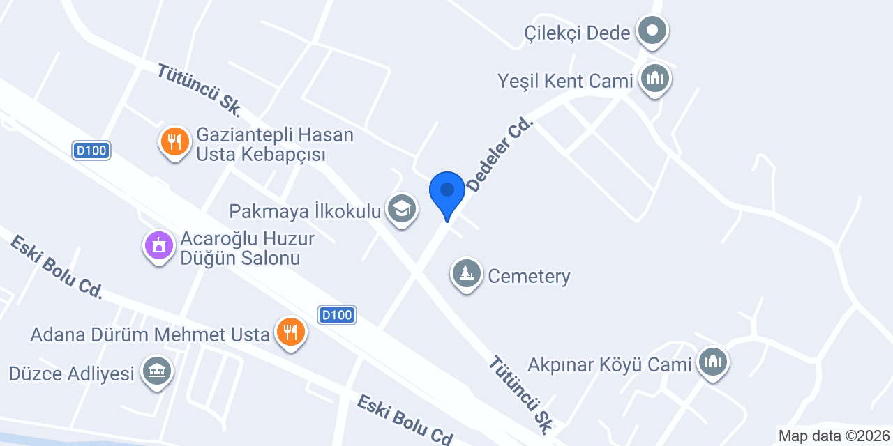 PKR'S Mobilya konumu