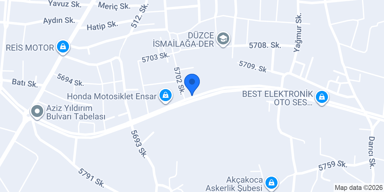 Düzce Mercan Akademi konumu