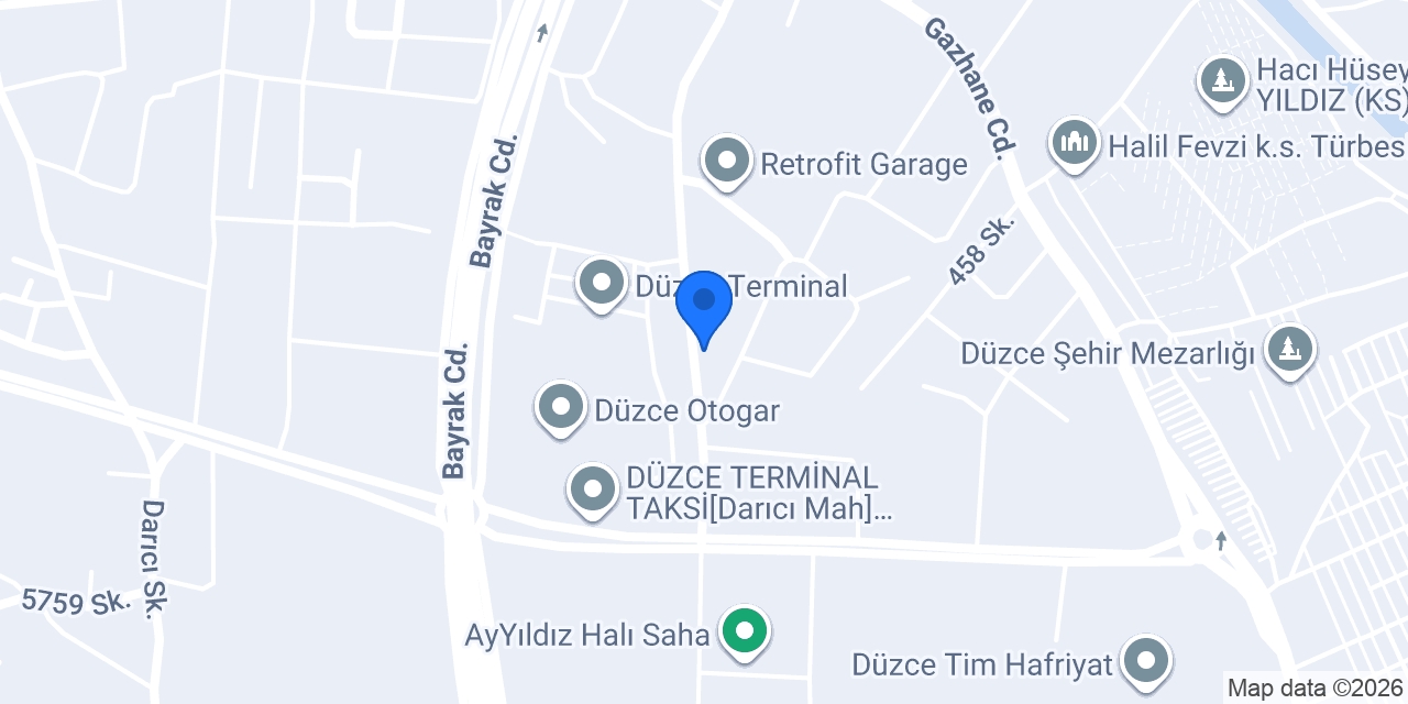 Saatçioğlu Garage konumu