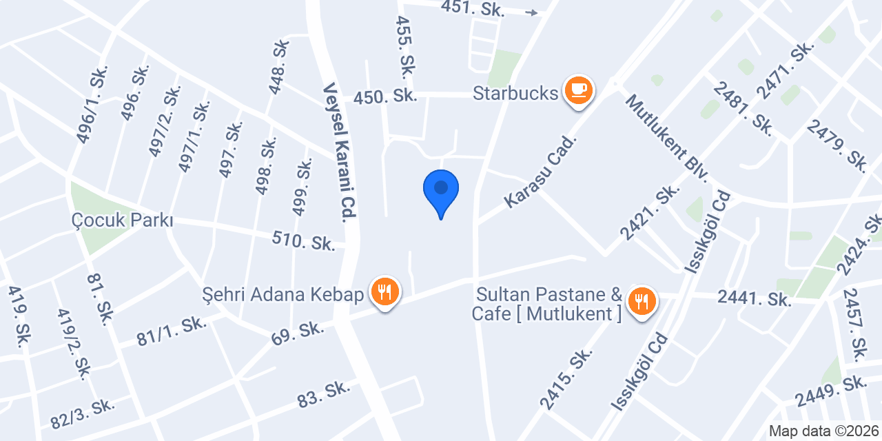 Suat Usta Mutlukent konumu