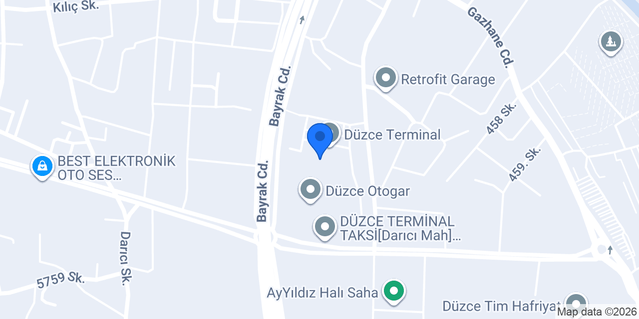 Düzce Güven Genel Müdürlük konumu