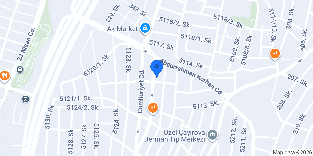 KORKMAZ YAPI MARKET konumu