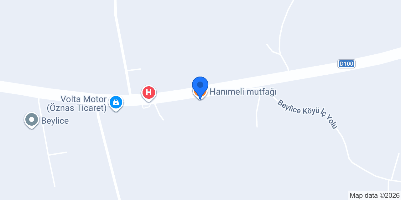 Hanımeli mutfağı konumu