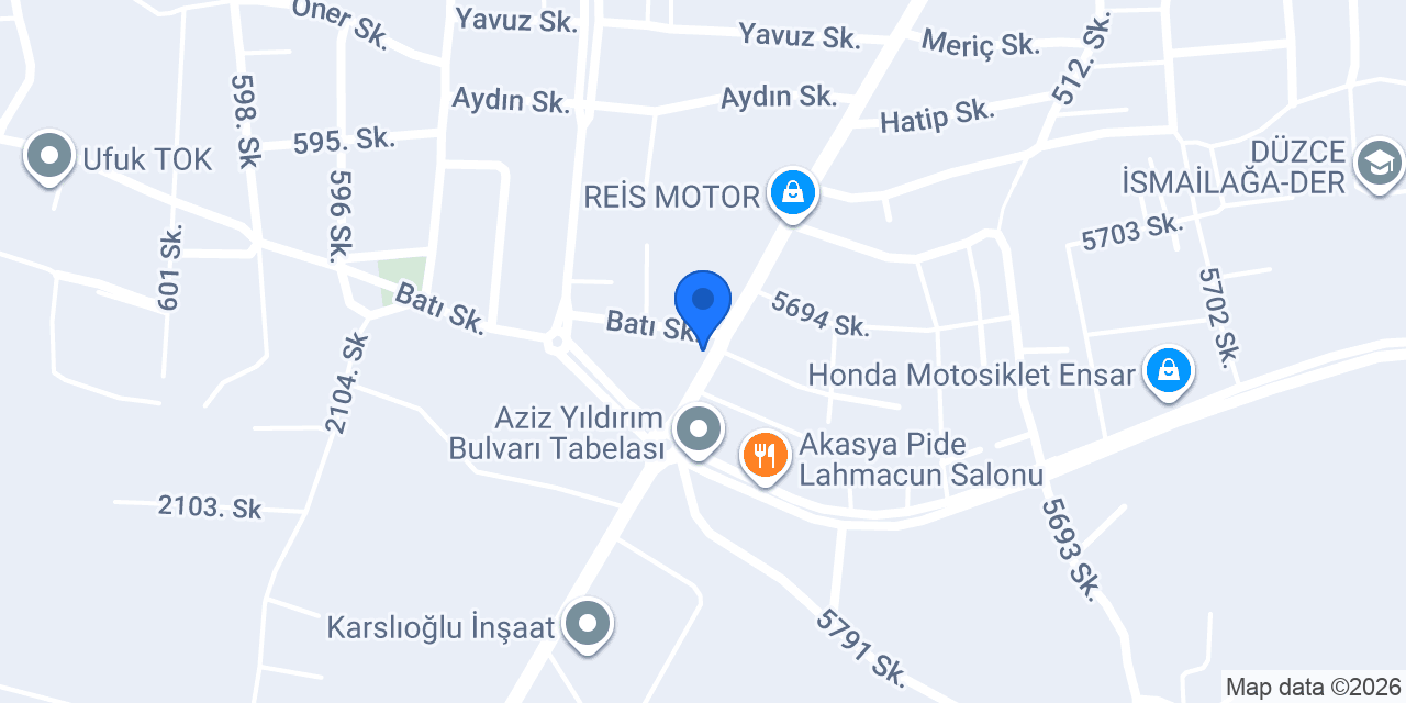 YILMAZ YAPI MARKET konumu