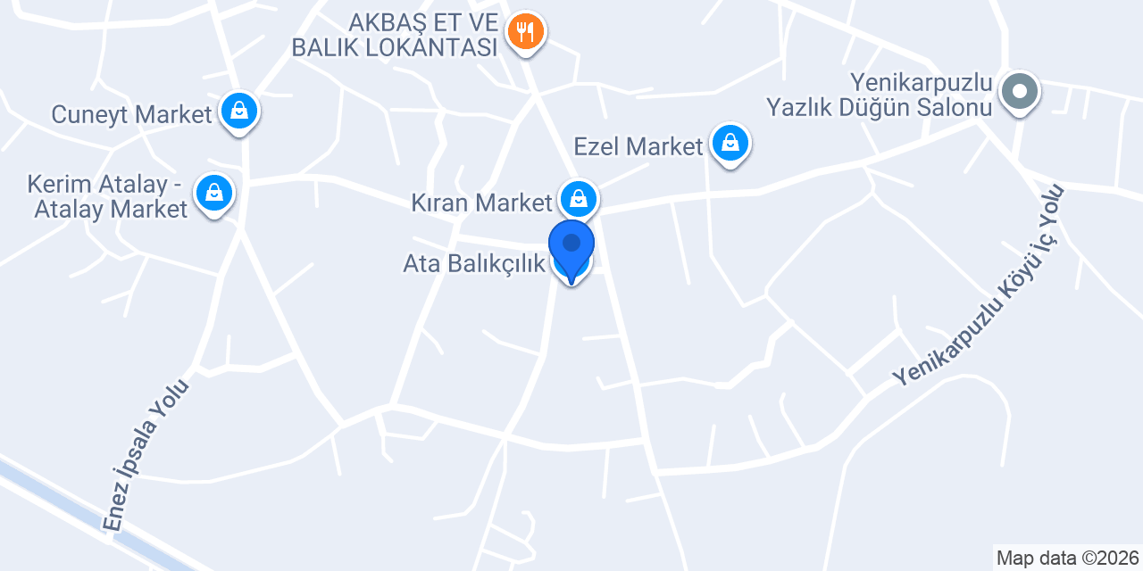 Ata Balıkçılık konumu